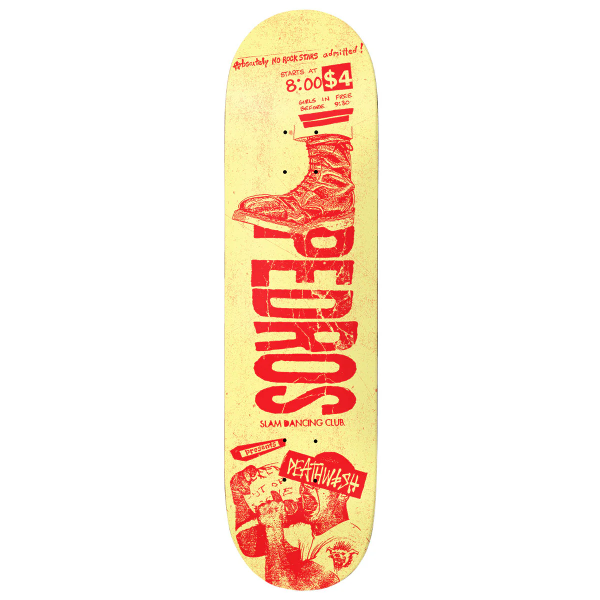 Deathwish Pedro Delfino Slam Skateboard Deck - 8.50"