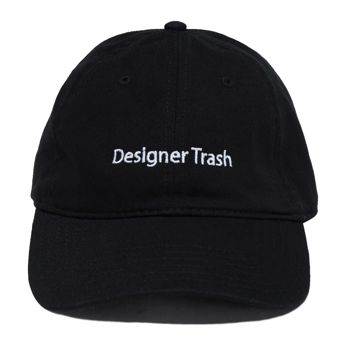 Designer Trash Dad Hat - Black - Image 2