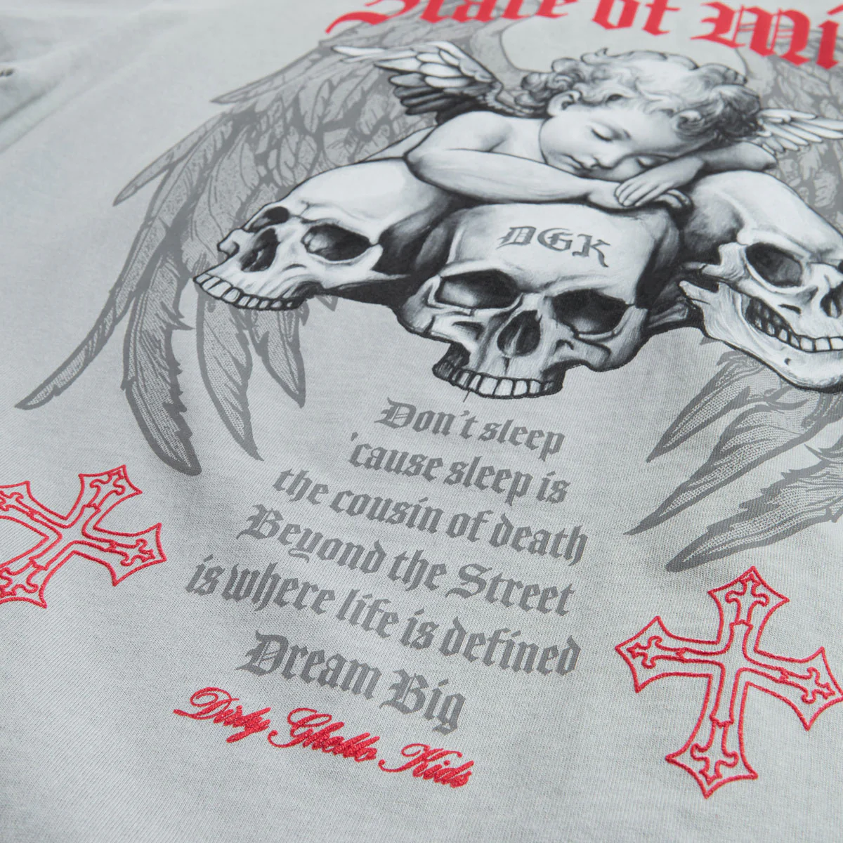 DGK Angelic Boxy T-Shirt - Vintage Silver - Image 3