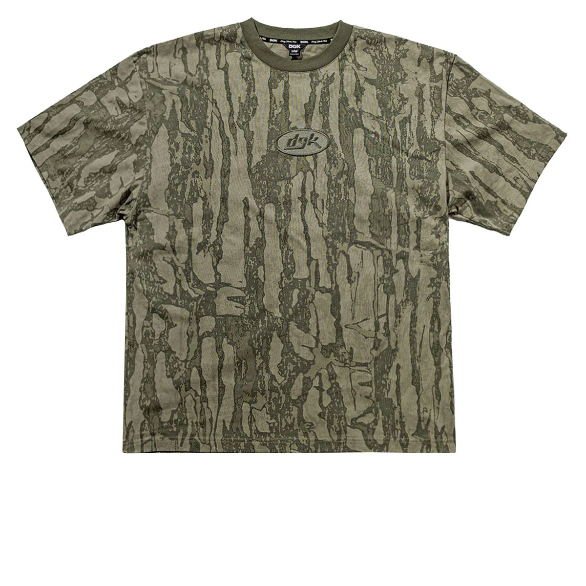 DGK Cortex Knit T-Shirt - Bark Camo