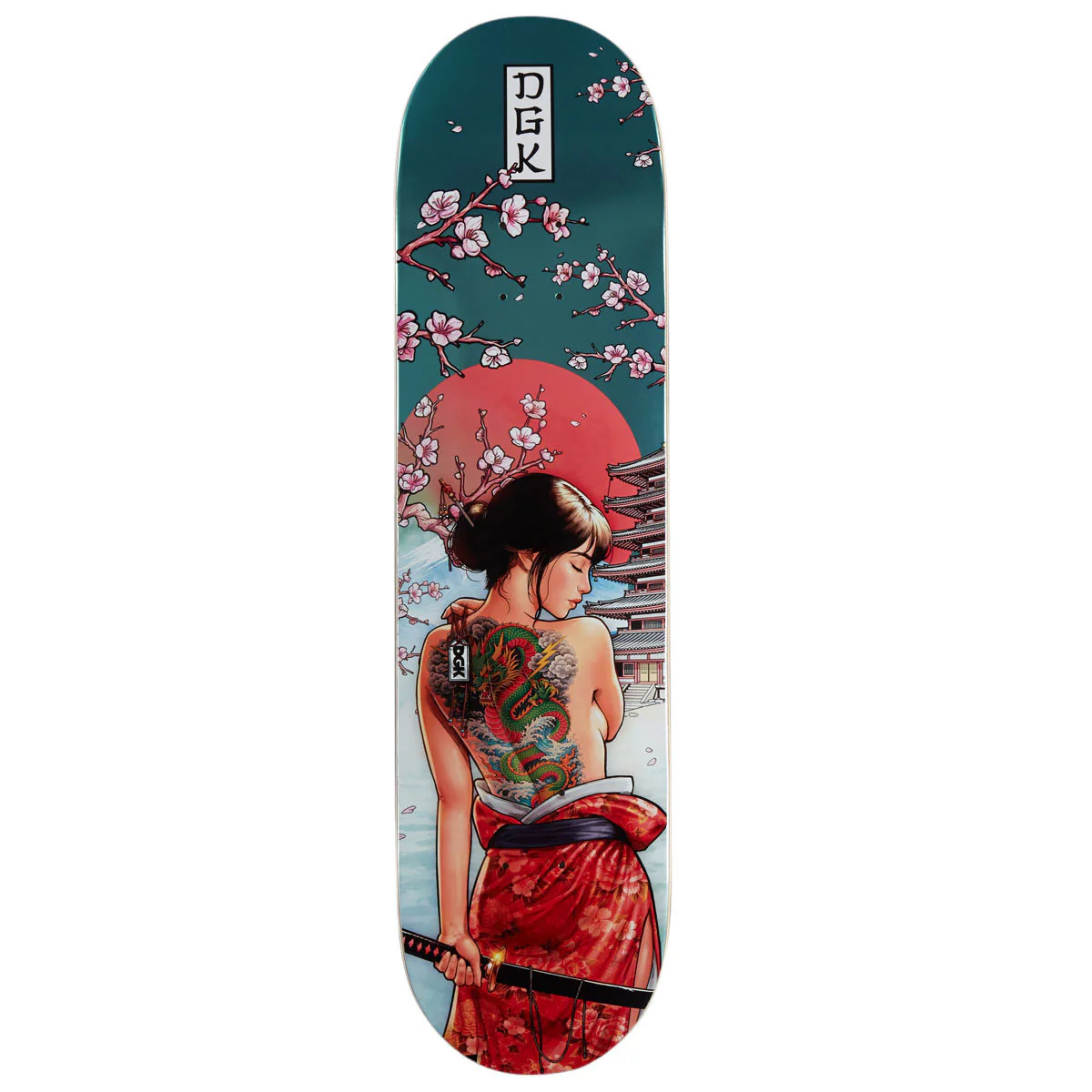 DGK Crimson Lotus Skateboard Deck - Foil - 8.00"