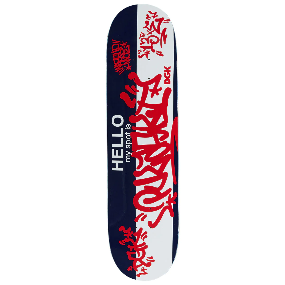 DGK My Spot Is Pulaski Skateboard Deck - 8.06"
