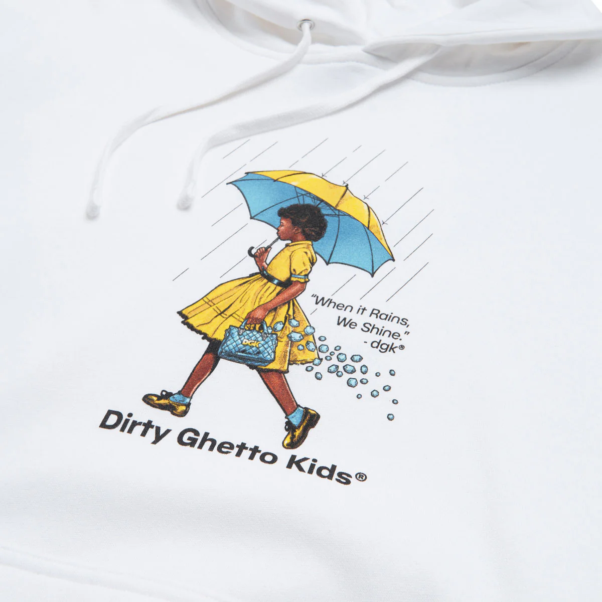 DGK Rain Or Shine Hoodie - White - Image 2