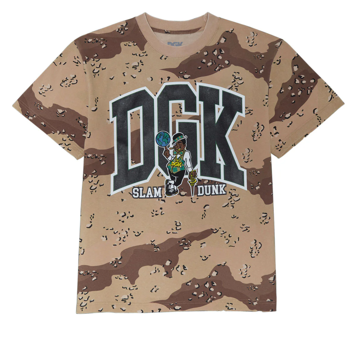 DGK Slam Dunk Boxy T-Shirt - Desert Camo
