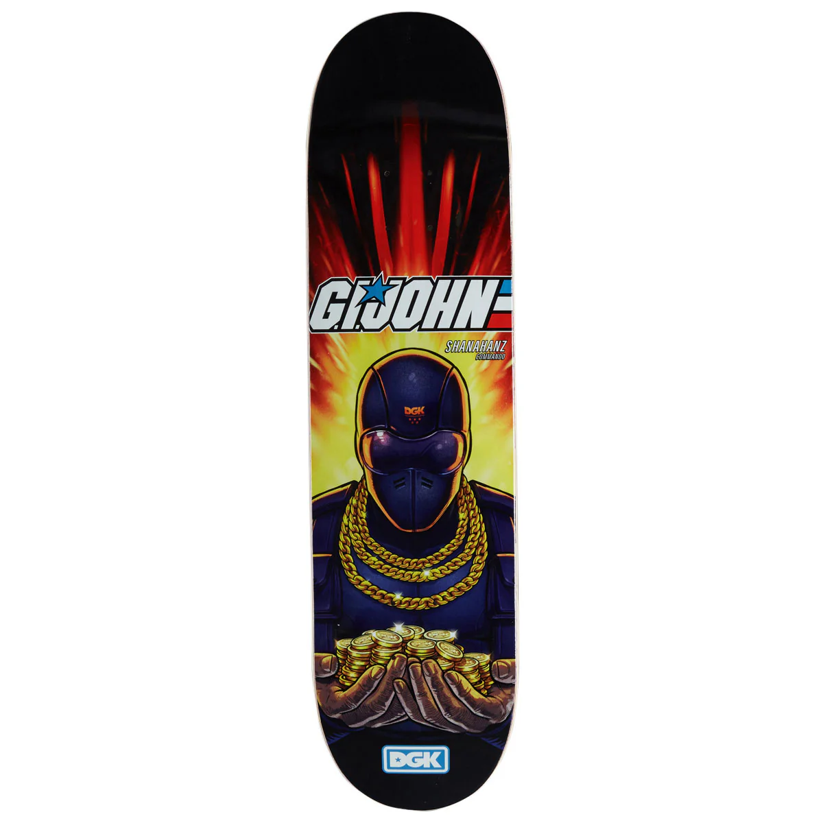 DGK Snake Shanahan Skateboard Deck - 8.06"