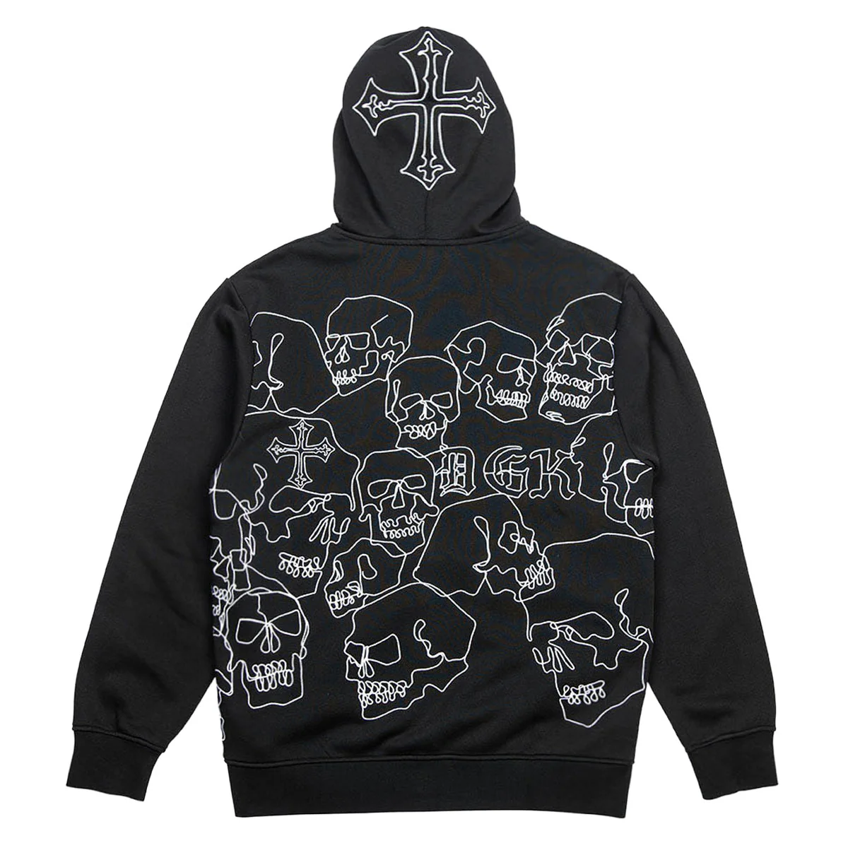 DGK Vault Zip Hoodie - Black - Image 2