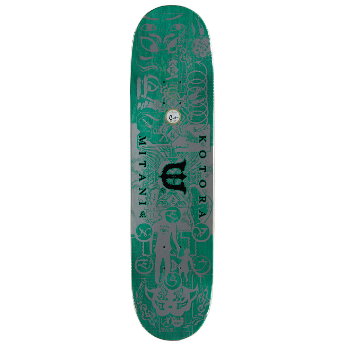 Evisen Kotora New Channel Skateboard Complete - 8.38" - Image 2