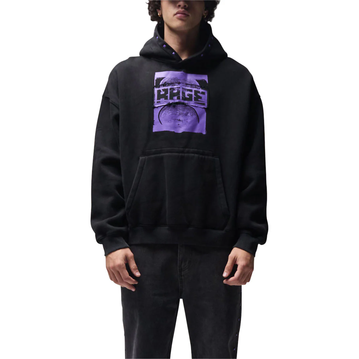 Former Corp Boxy Hoodie - Merch Black