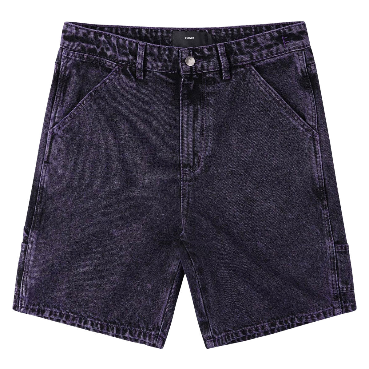 Former Distend Denim Walk Shorts - Washed Purple