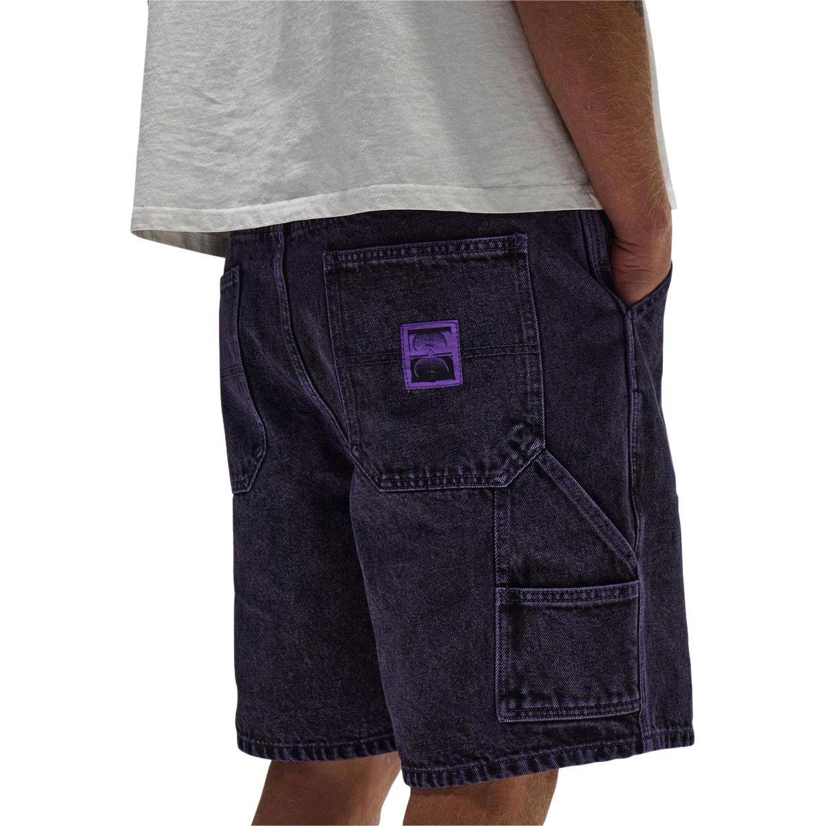 Former Distend Denim Walk Shorts - Washed Purple - Image 4