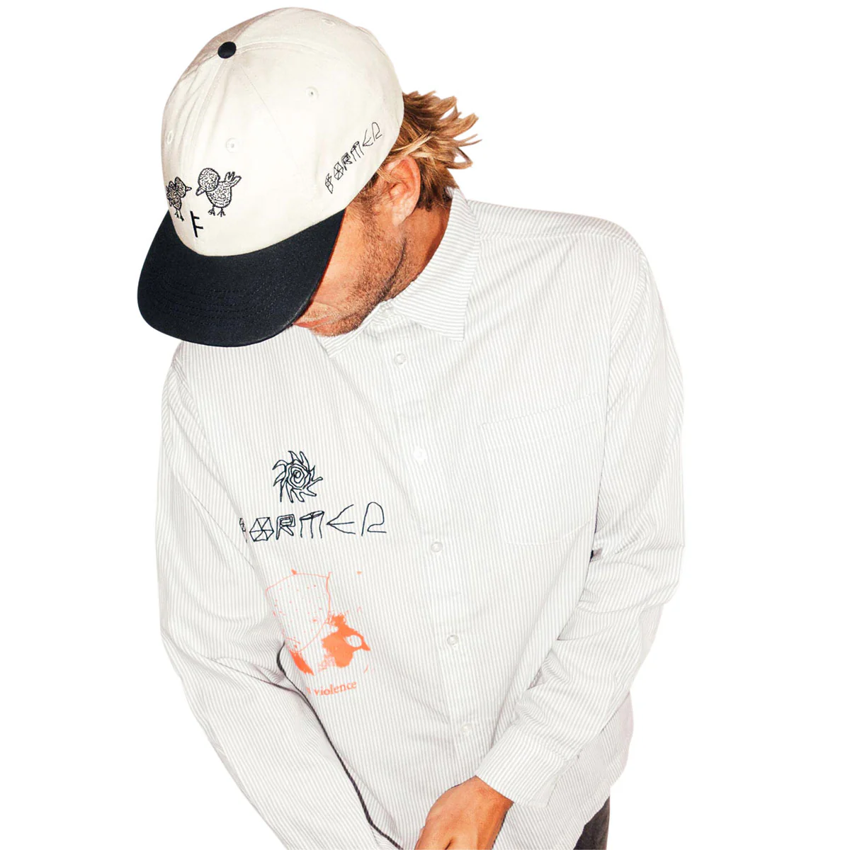 Former DxD Reynolds Stripe Long Sleeve Shirt - Grey - Image 4