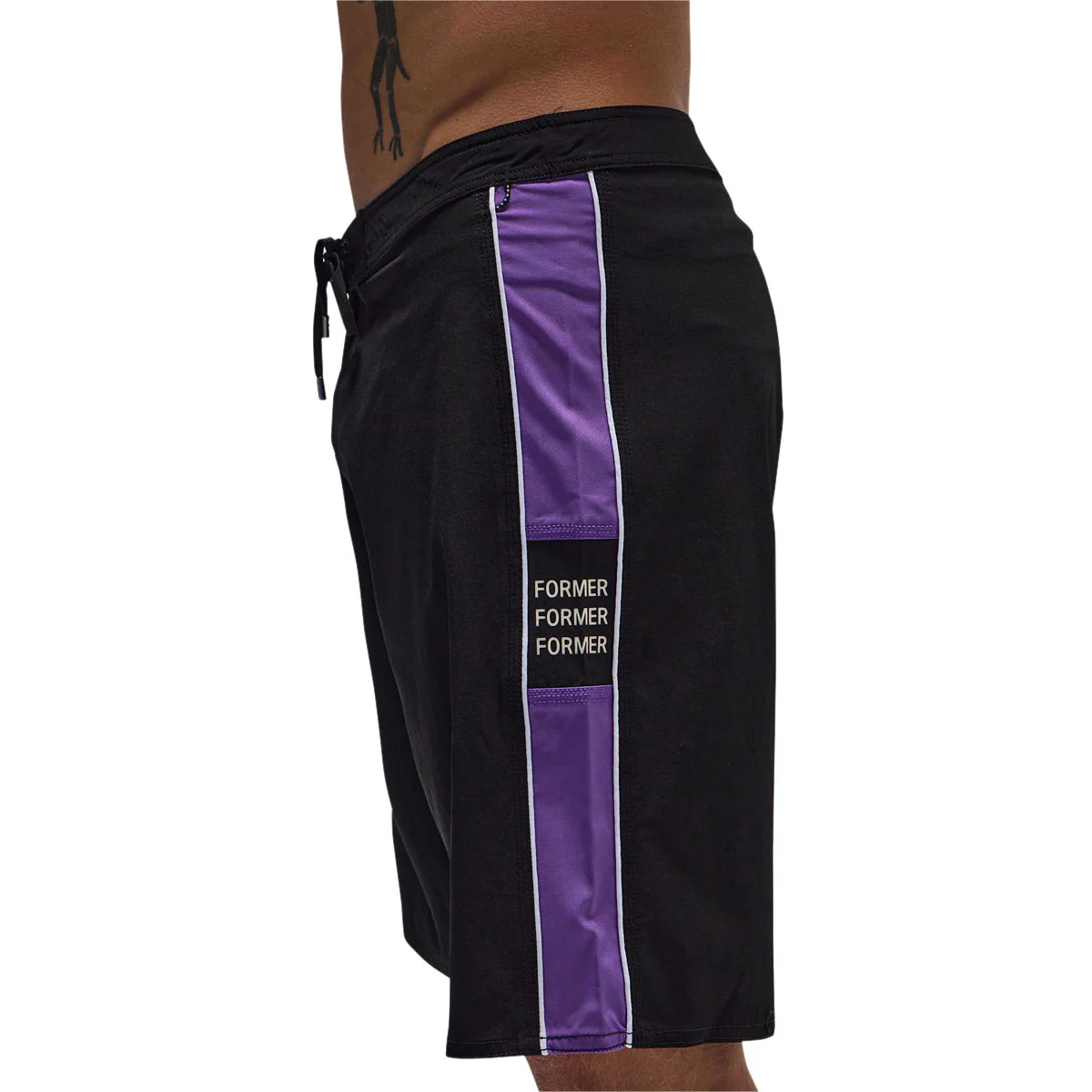 Former Team 20 Boardshorts - Black/Purple - Image 5