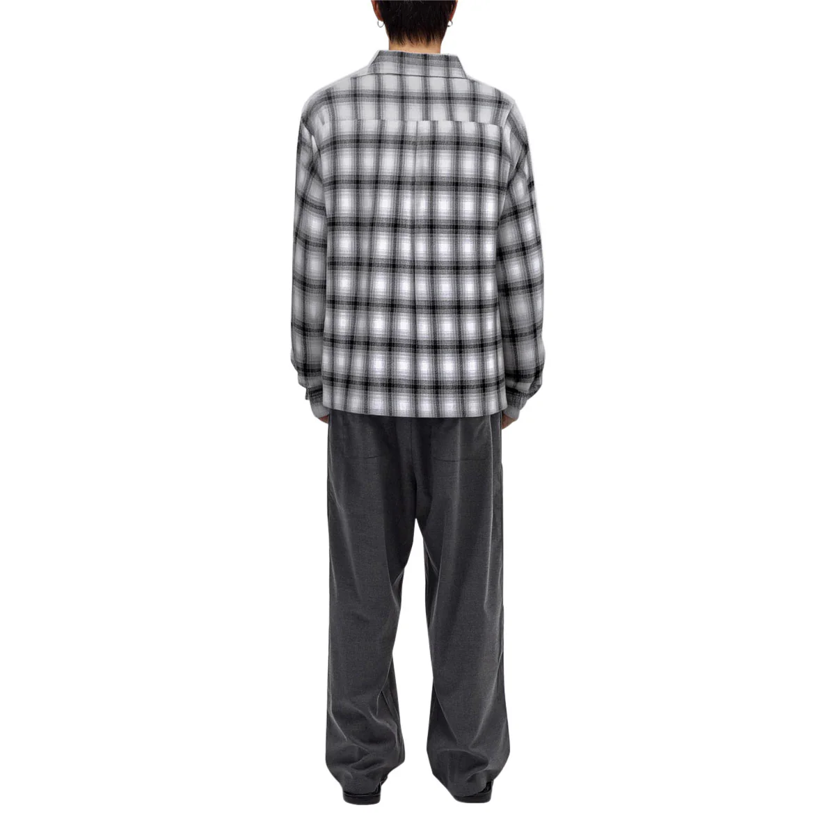 Former Vivian Flannel Long Sleeve Shirt - Grey - Image 4