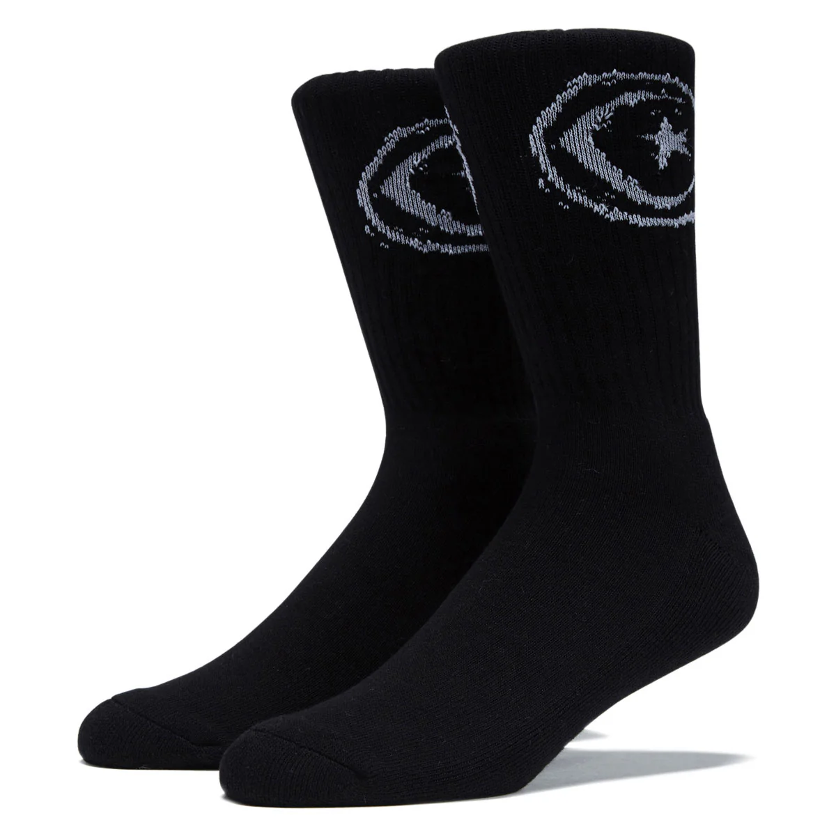 Foundation Star & Moon Socks - Black