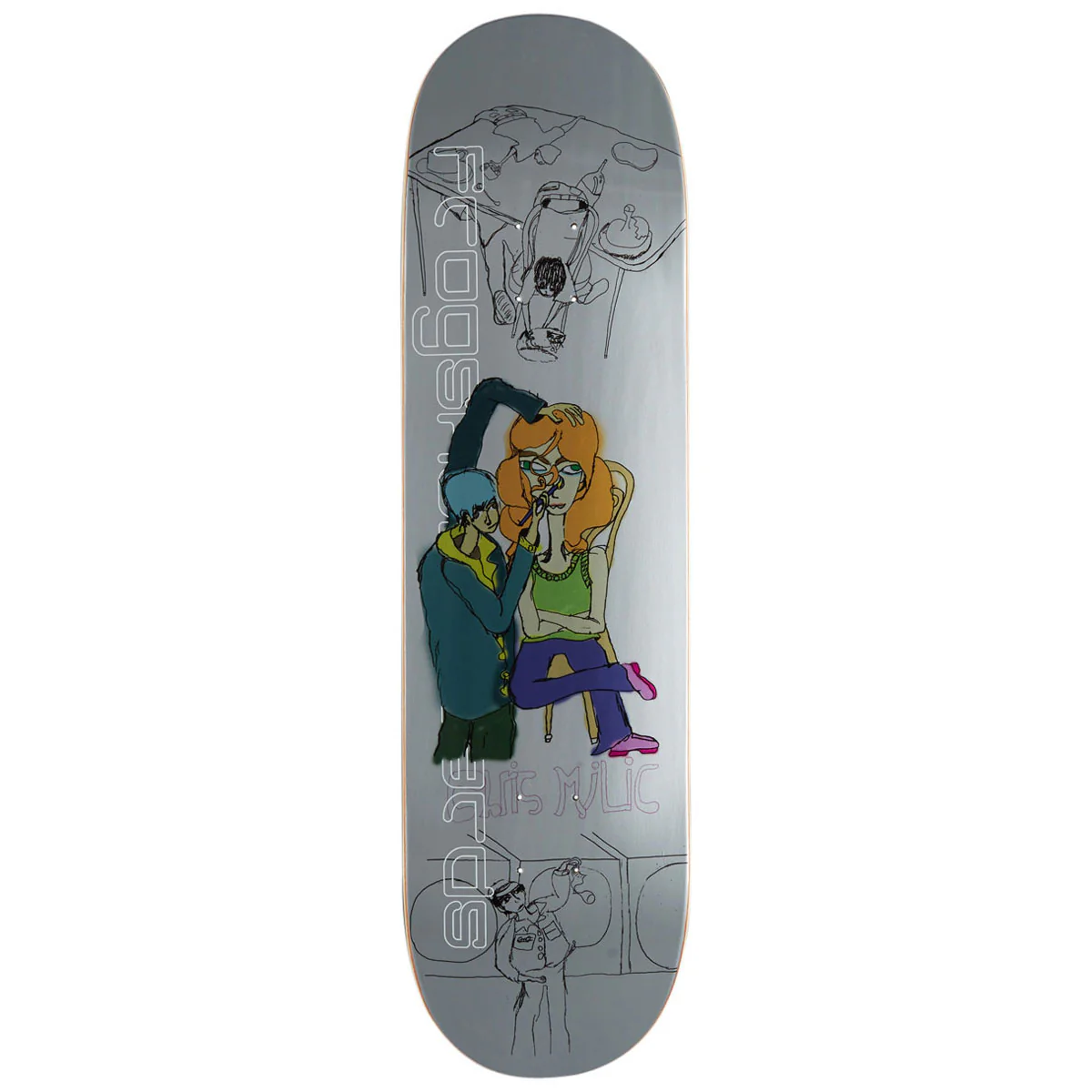 Frog Make Up Artist Chris Millic Skateboard Deck - 8.50"