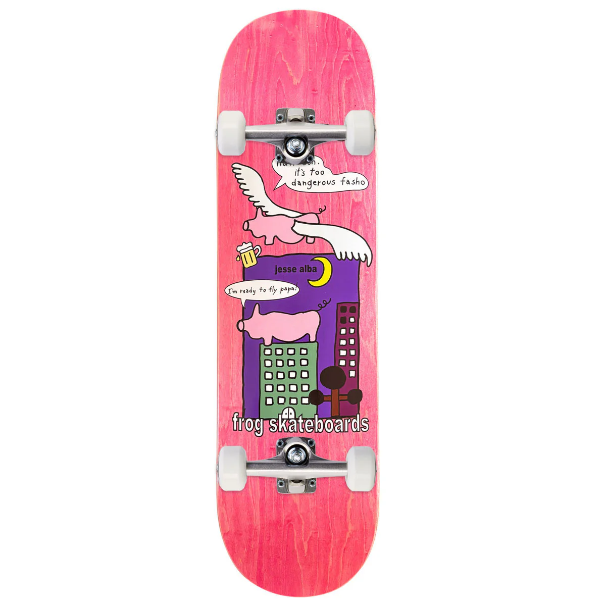 Frog Papa Knows Best Jesse Alba Skateboard Complete - 8.38"