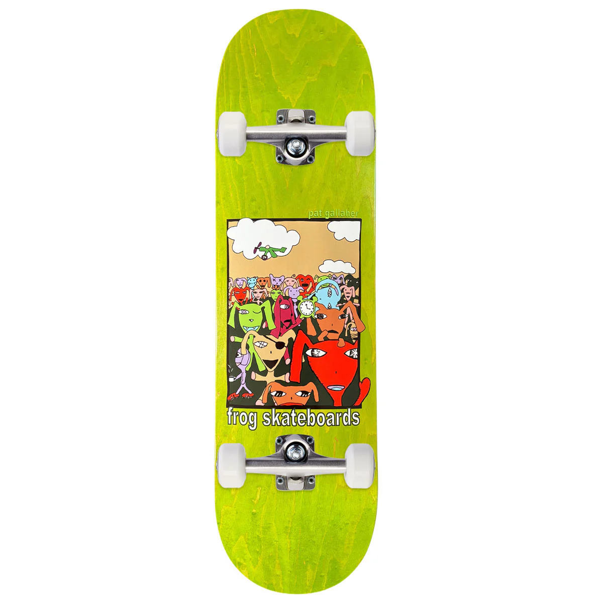 Frog Party Monster Pat Gallaher Skateboard Complete - 8.50"