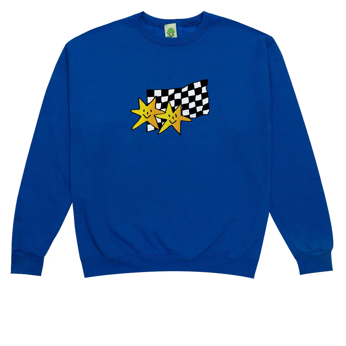 Frog Premium Stars Crewneck Sweatshirt - Royal Blue