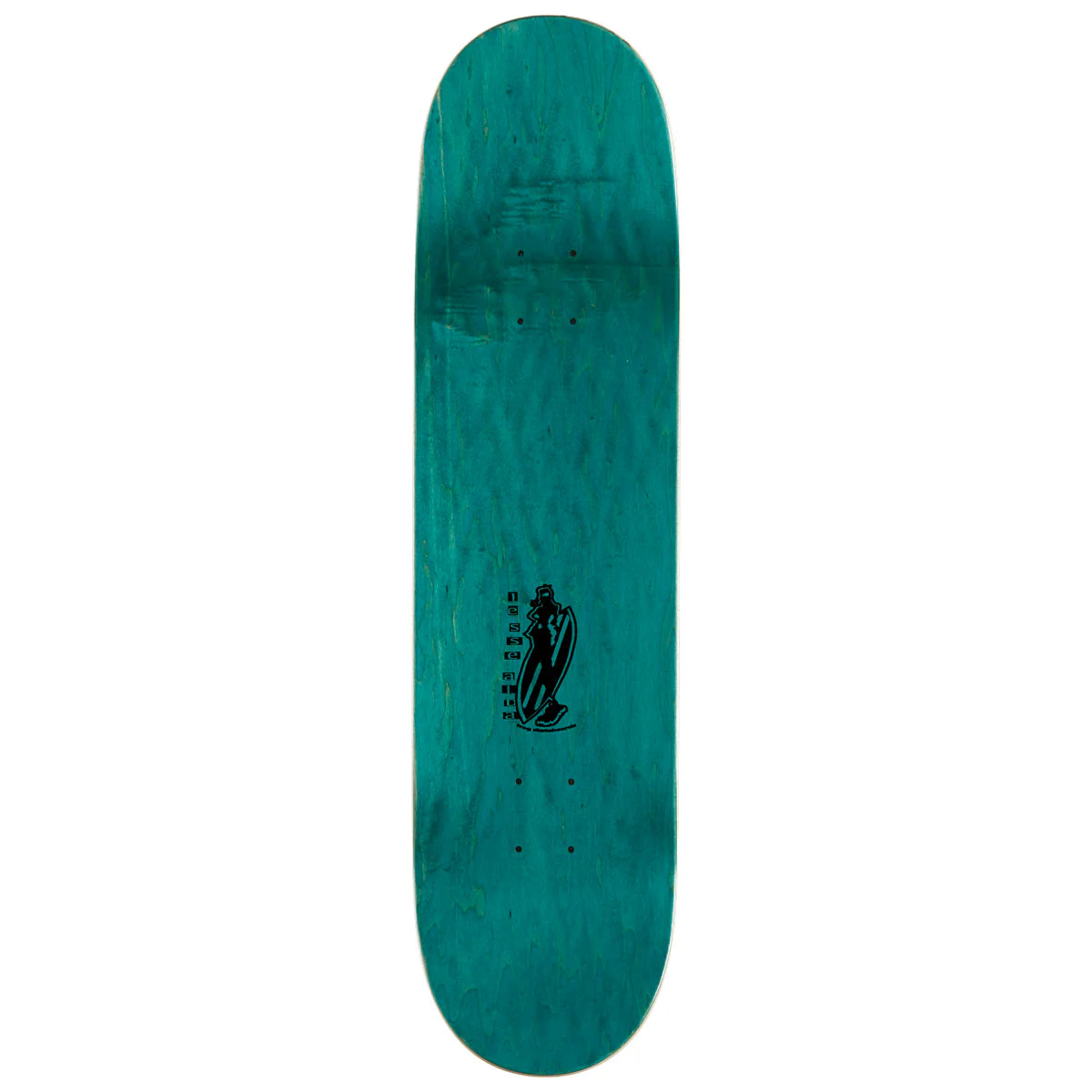 Frog Surfer Girl Jesse Alba Skateboard Deck - 8.50" - Image 2
