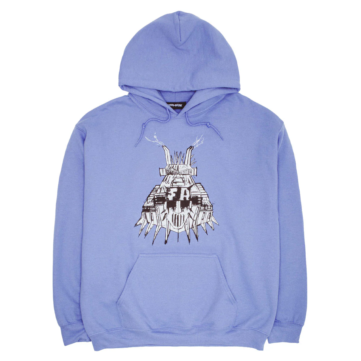 Fucking Awesome 7th Grade Book Cover Hoodie - Violet