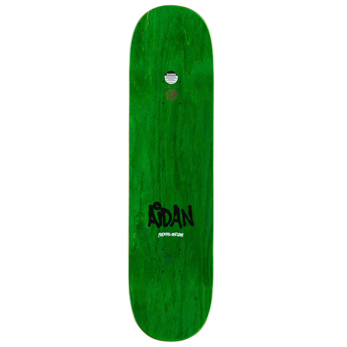 Fucking Awesome Aidan Mackey Kamakura Shape 1 Skateboard Deck - 8.25" - Image 2