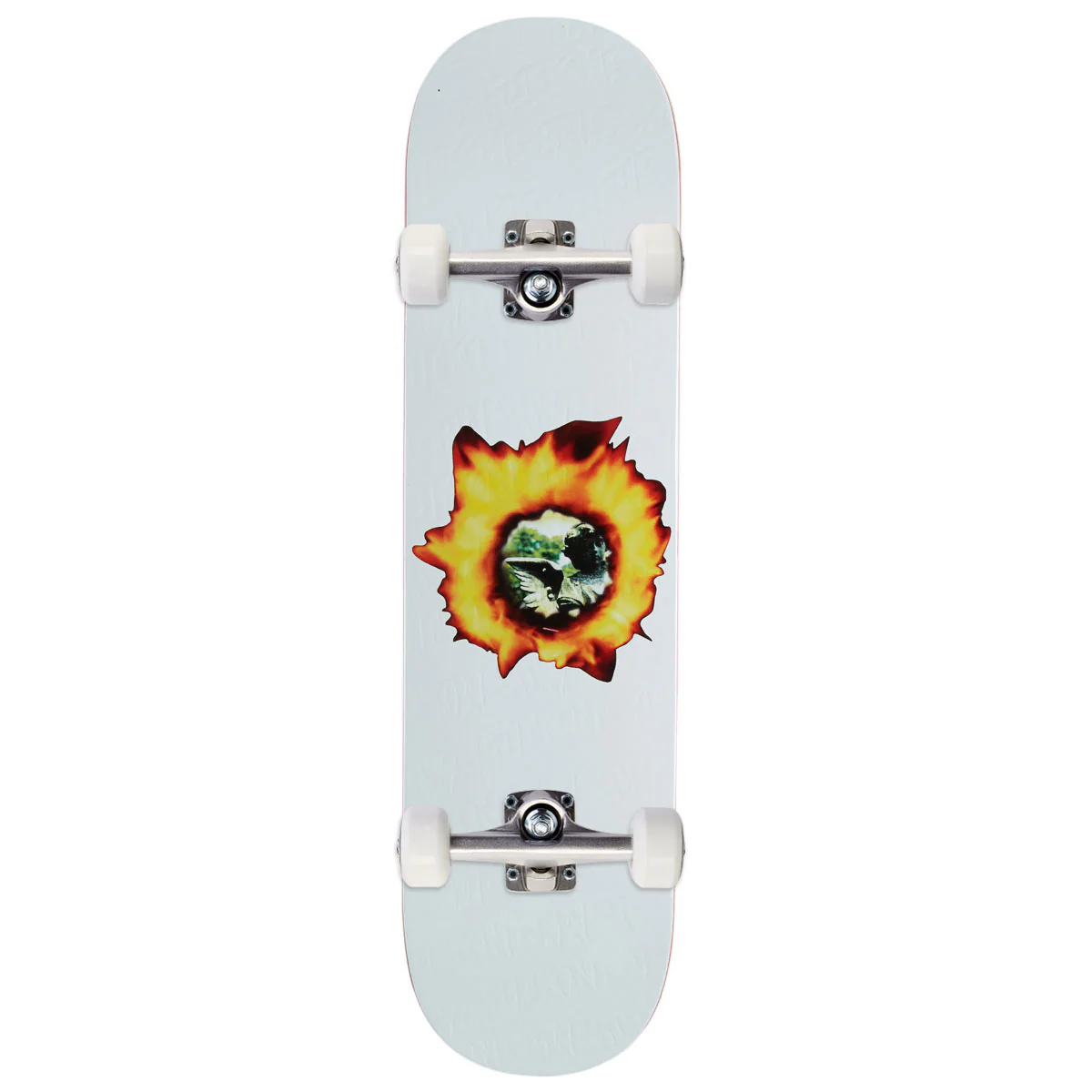 Fucking Awesome Angel Burn Skateboard Complete - White - 8.25"