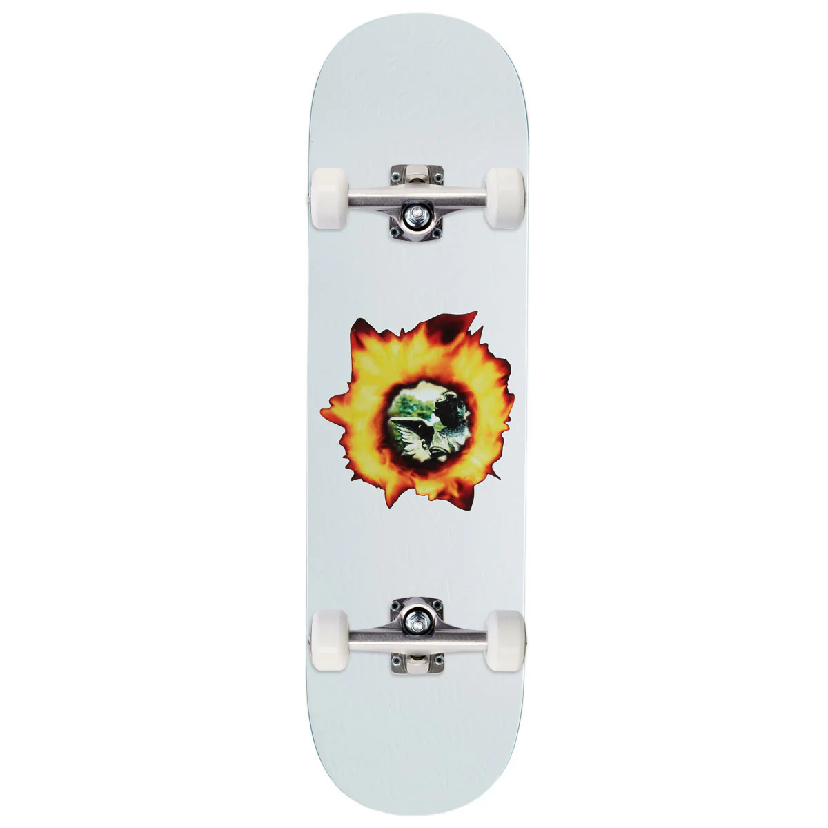 Fucking Awesome Angel Burn Skateboard Complete - White - 8.38"