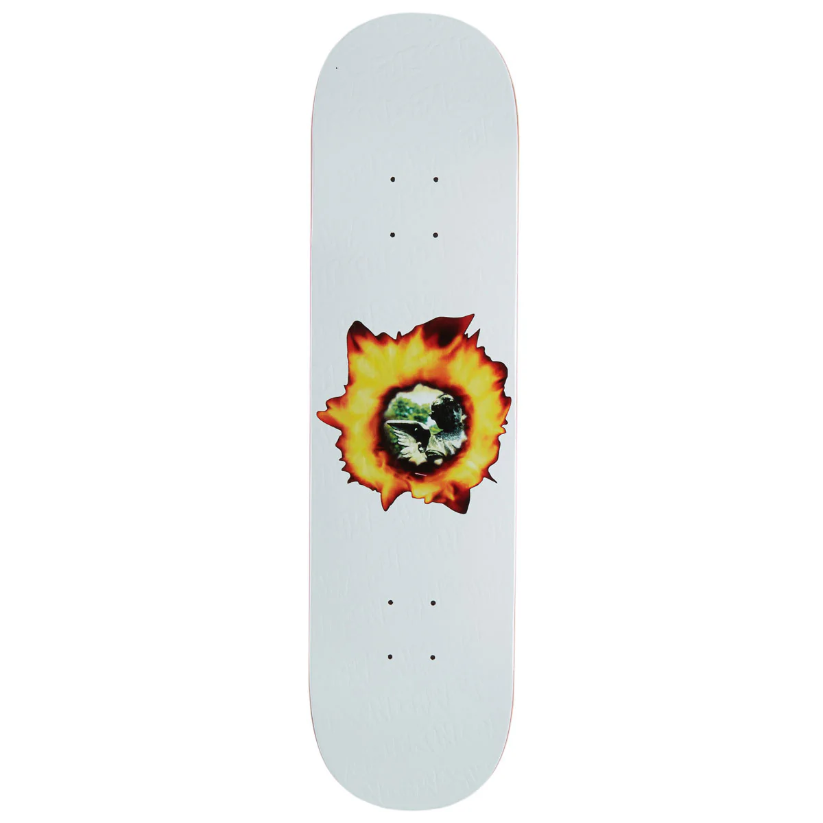 Fucking Awesome Angel Burn Skateboard Deck - White - 8.25"