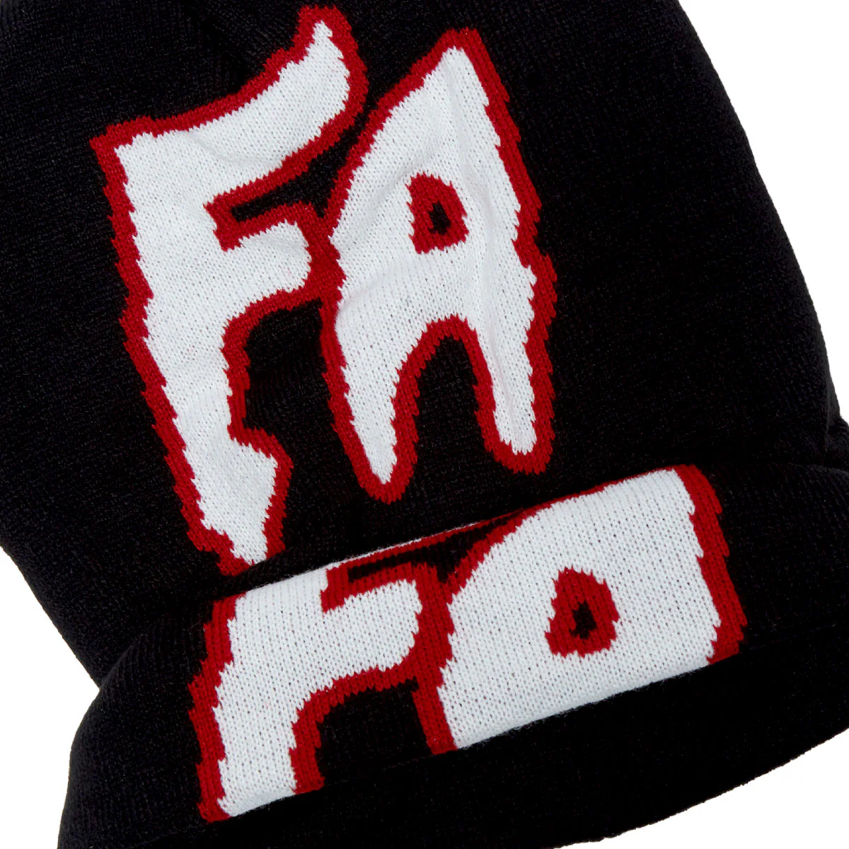 Fucking Awesome Big Seduction Cuffed Beanie - Navy/Yellow/Red - Image 2