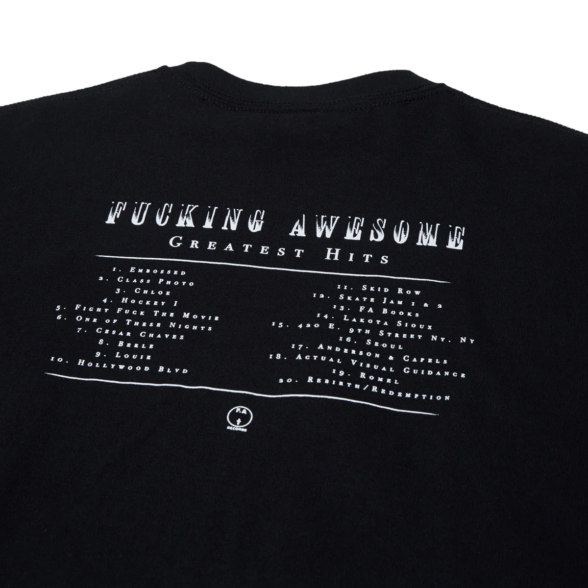 Fucking Awesome Greatest Hits T-Shirt - Black - Image 4