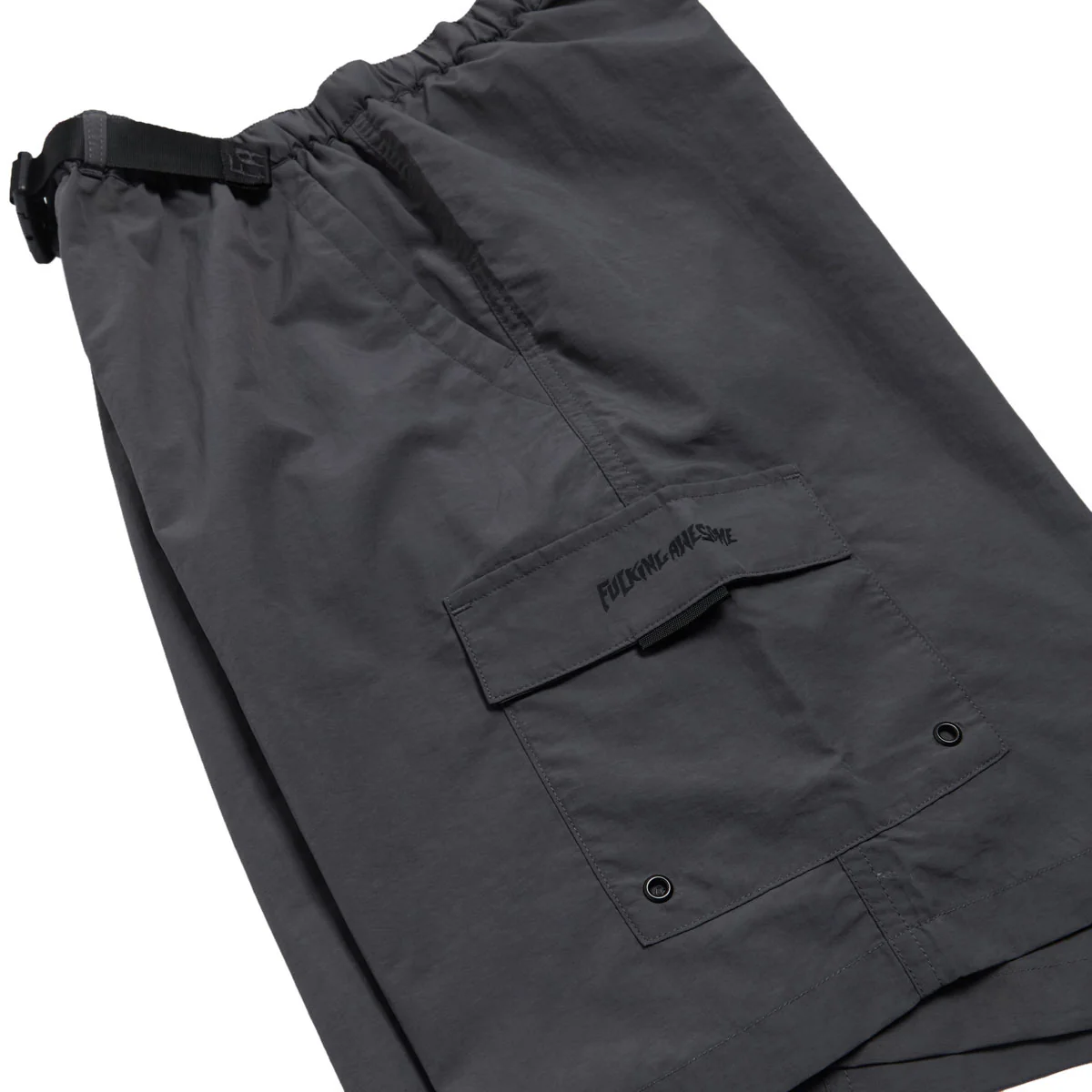 Fucking Awesome Hydrochromonic Cargo Water Shorts - Dark Grey - Image 4