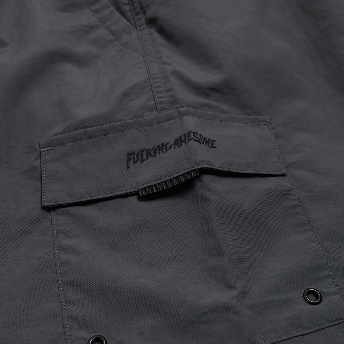 Fucking Awesome Hydrochromonic Cargo Water Shorts - Dark Grey - Image 5