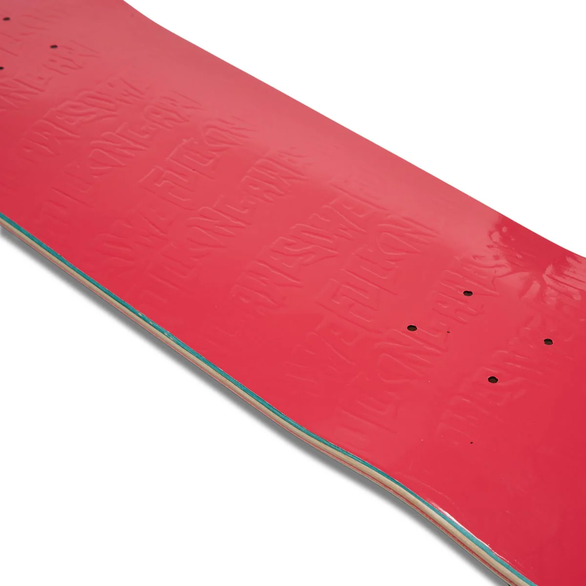 Fucking Awesome Pink Stamp Embossed Skateboard Deck - 8.18" - Image 3