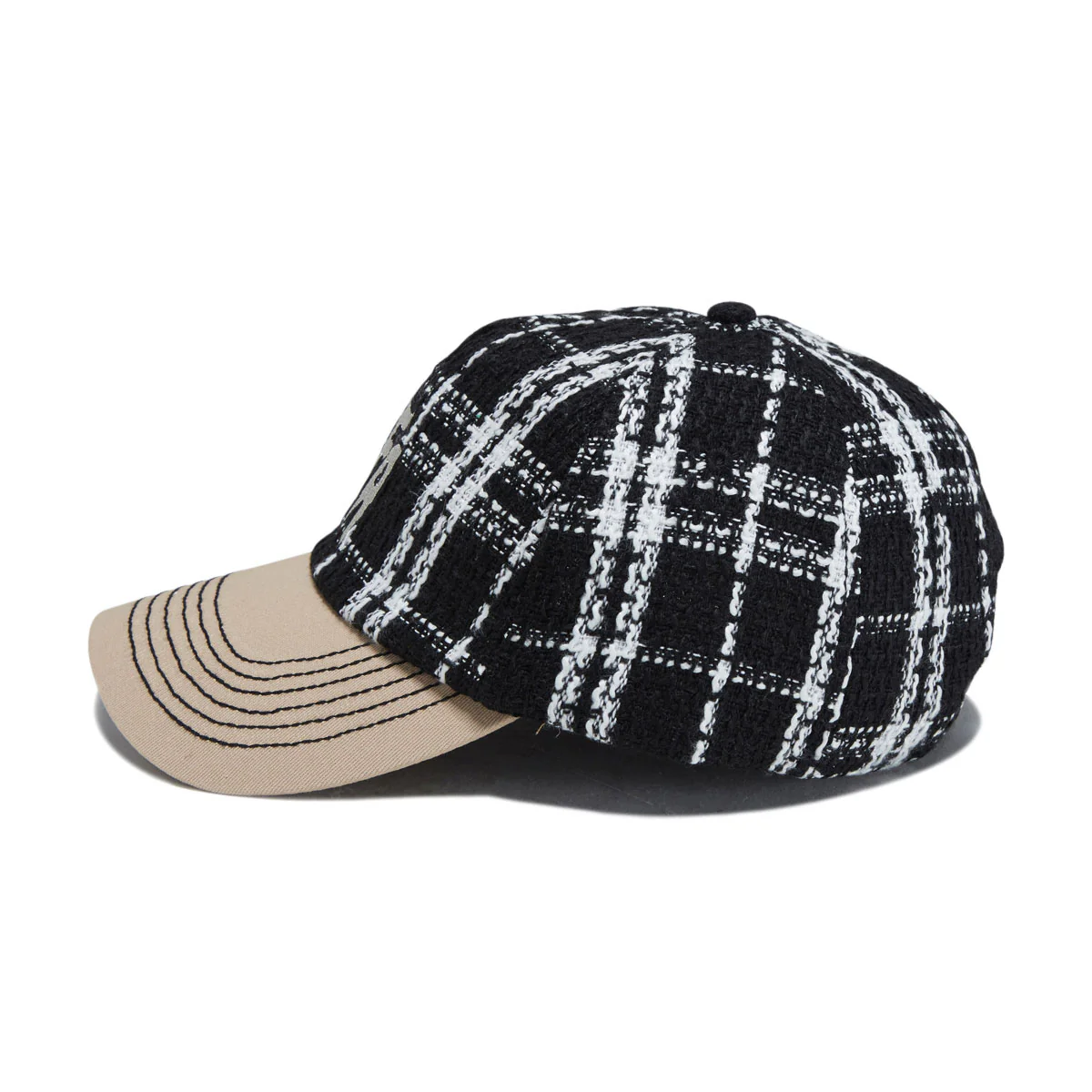 Fucking Awesome Seduction Plaid Strapback Hat - Black - Image 3