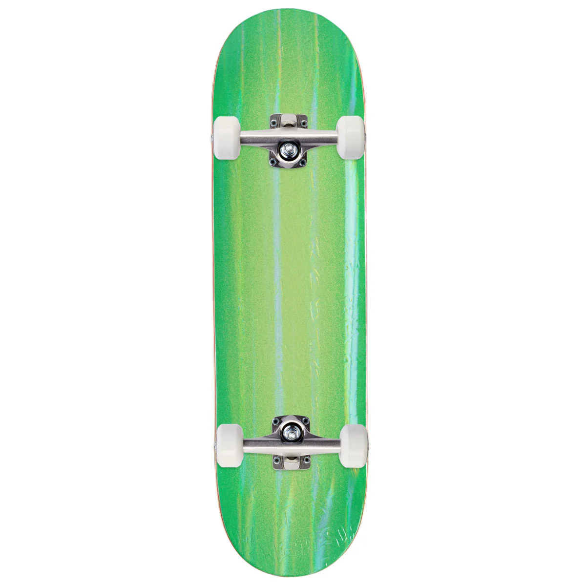 Fucking Awesome Stamp Embossed Shape 1 Skateboard Complete - Neon Green - 8.50"