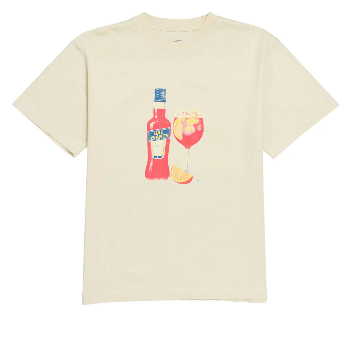 Gas Giants Aperol T-Shirt - Creme