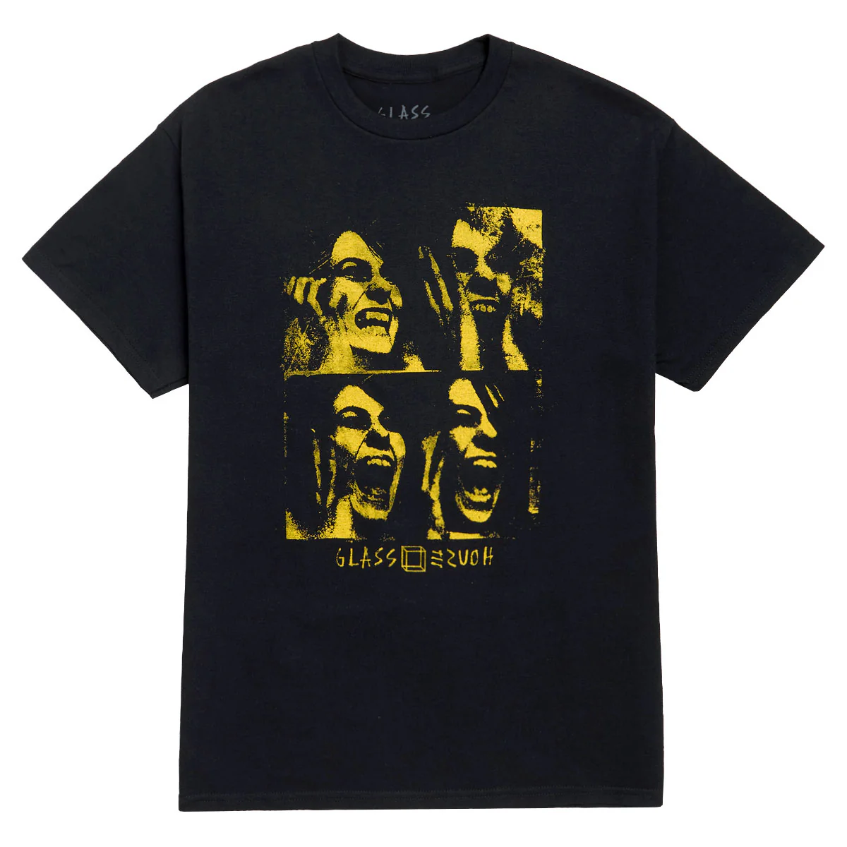 Glass House Possessed T-Shirt - Black/Yellow
