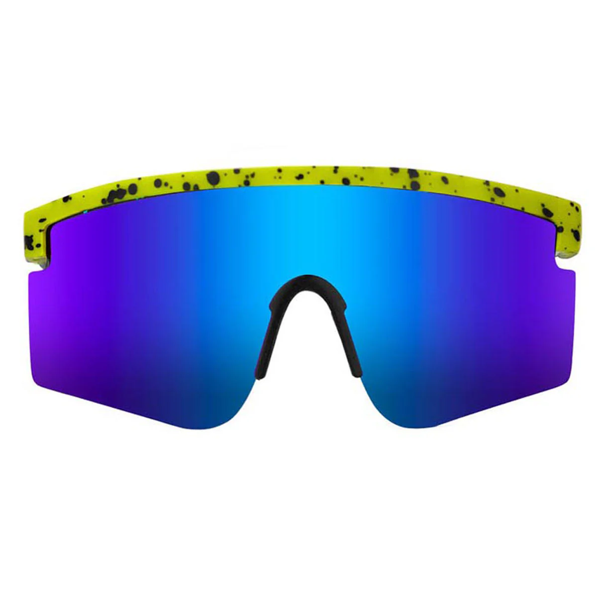 Glassy Mojave Polarized Sunglasses - Lime/Blue Mirror - Image 2