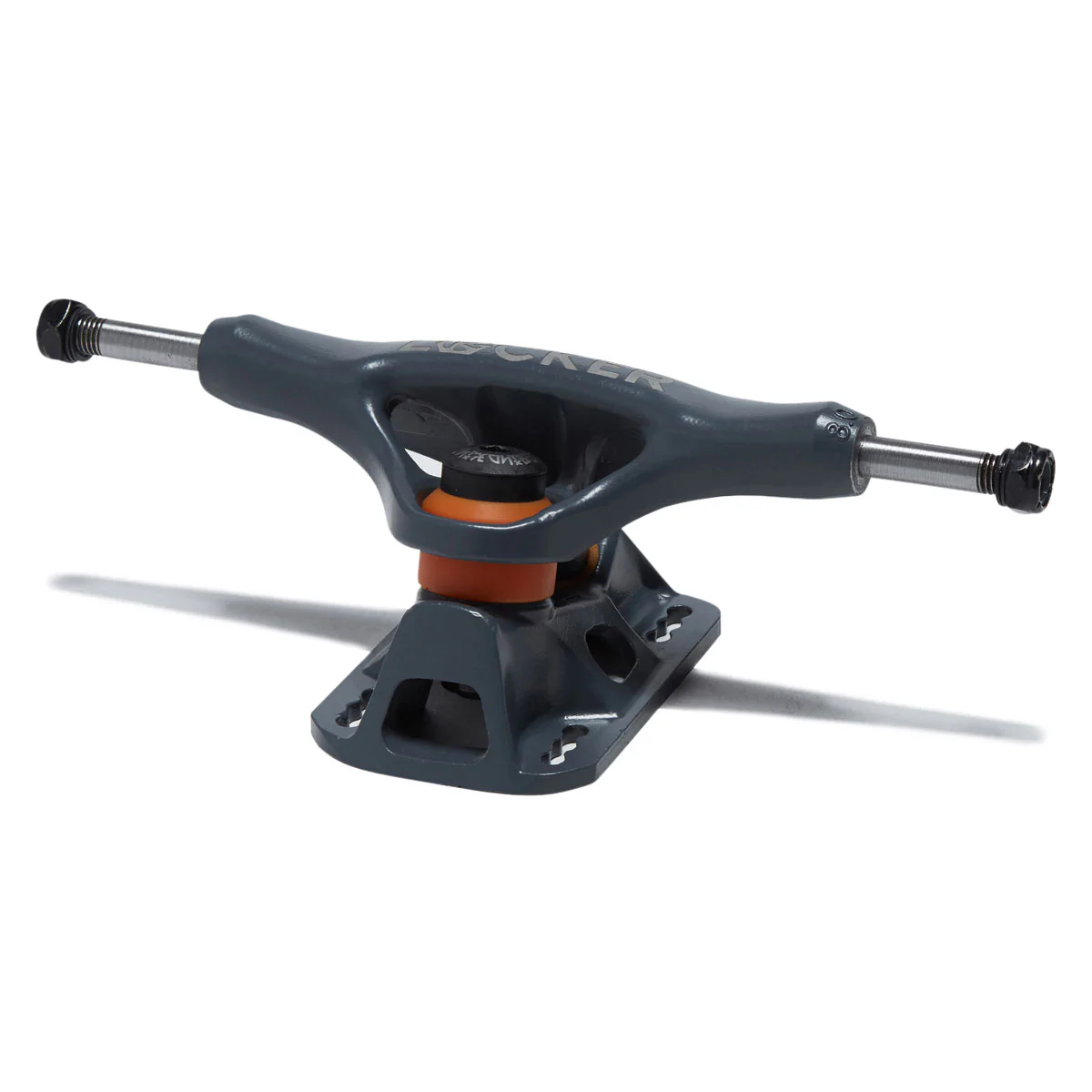 Grind King Locker Skateboard Trucks - Battleship Grey - 8.00" - Image 2