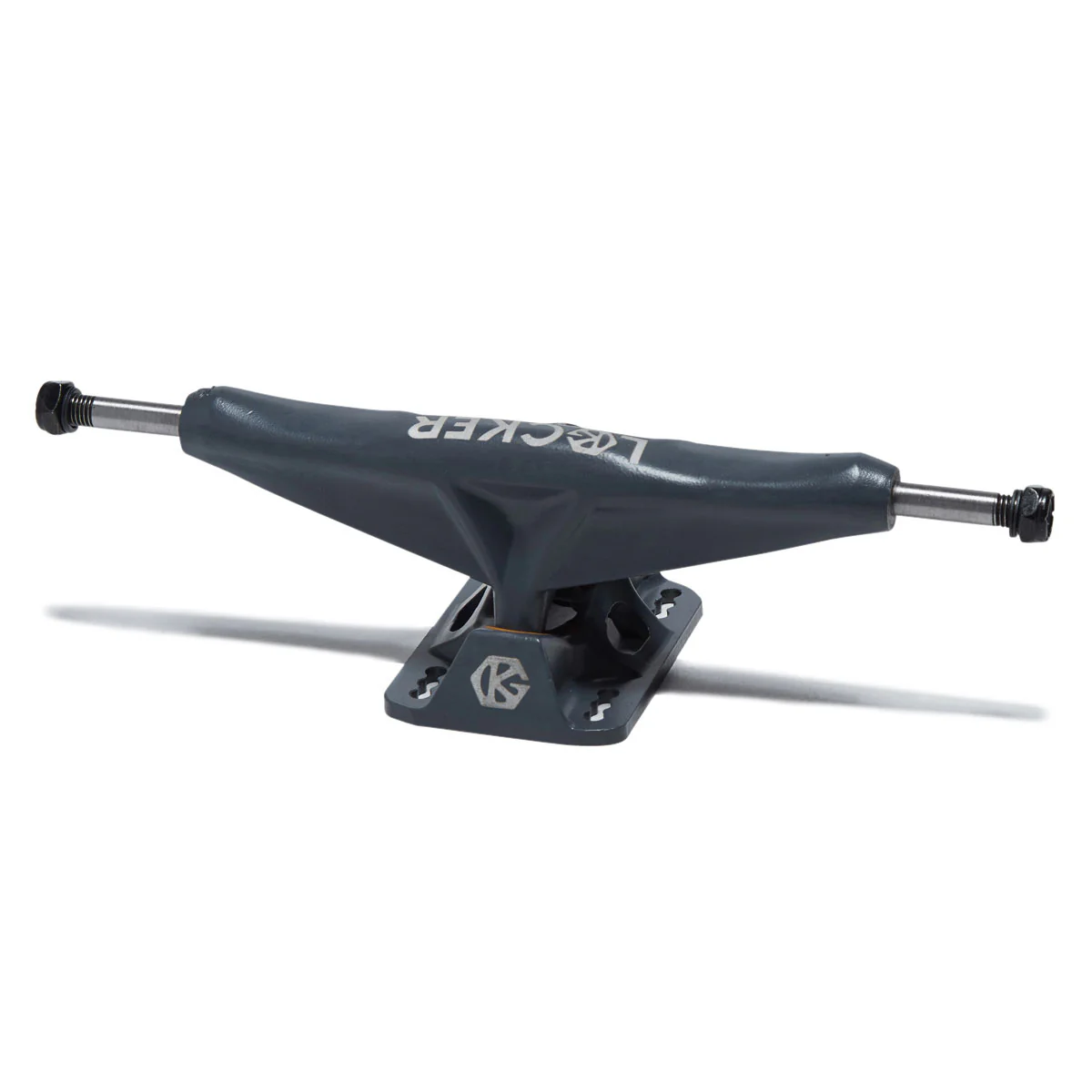 Grind King Locker Skateboard Trucks - Battleship Grey - 9.25"