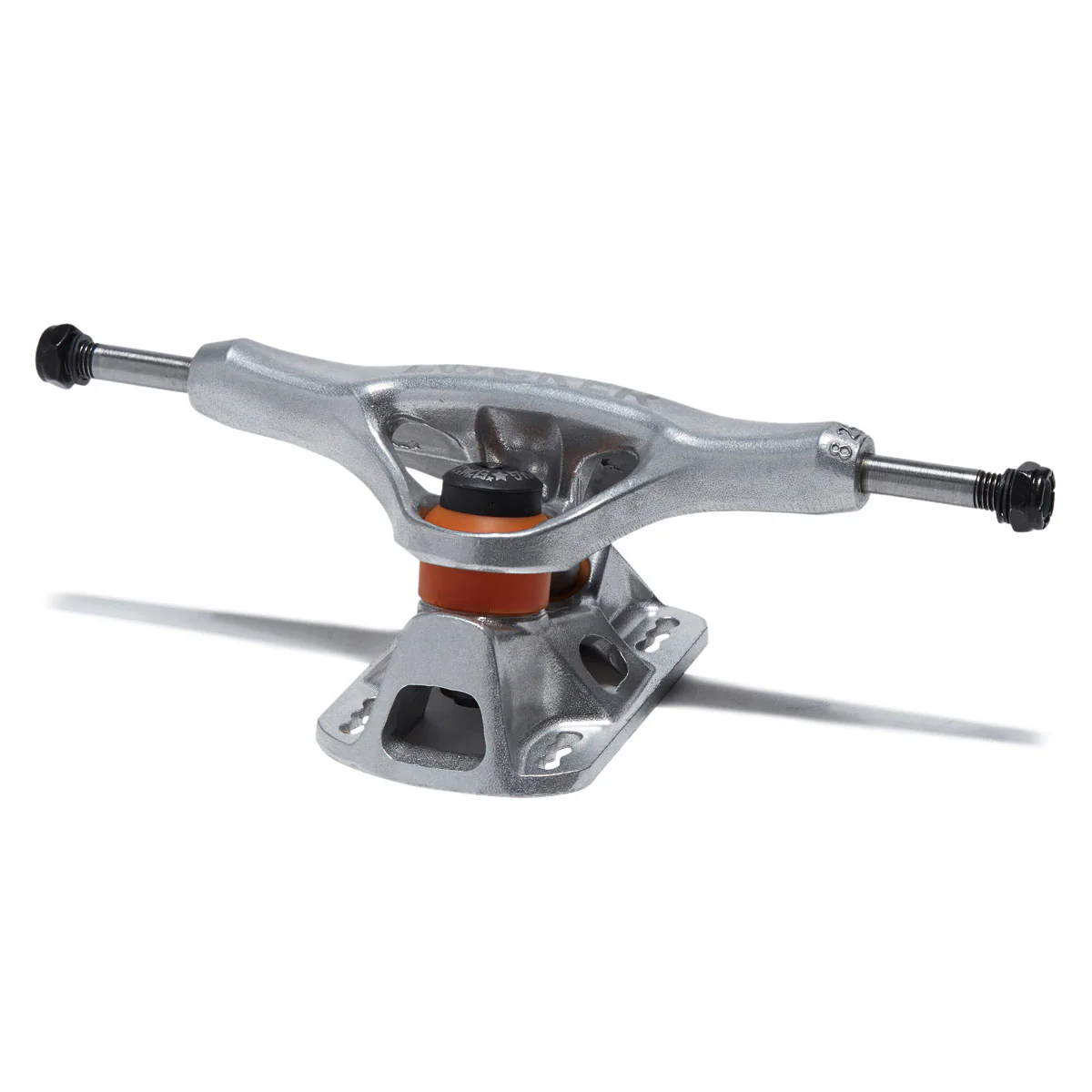Grind King Locker Skateboard Trucks - Silver - 8.25" - Image 2