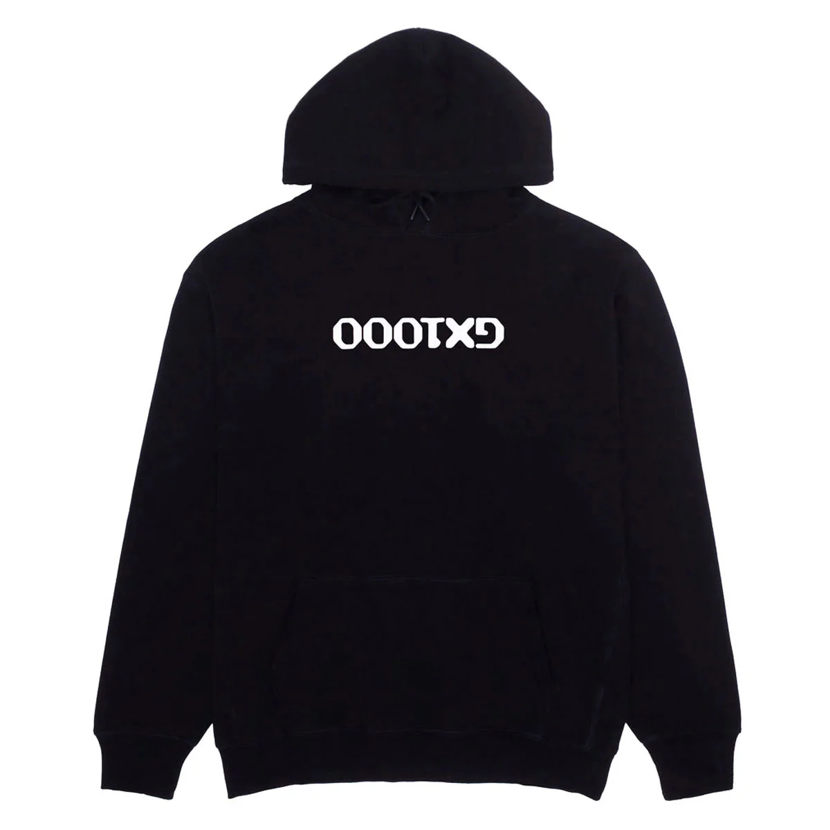 GX1000 OG Logo Upside Down Hoodie - Black
