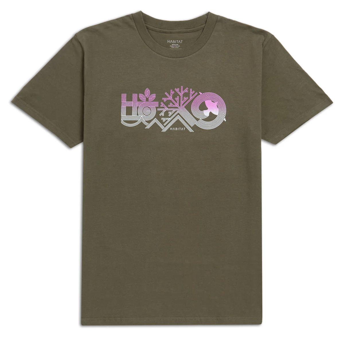Habitat Earthscape T-Shirt - Army