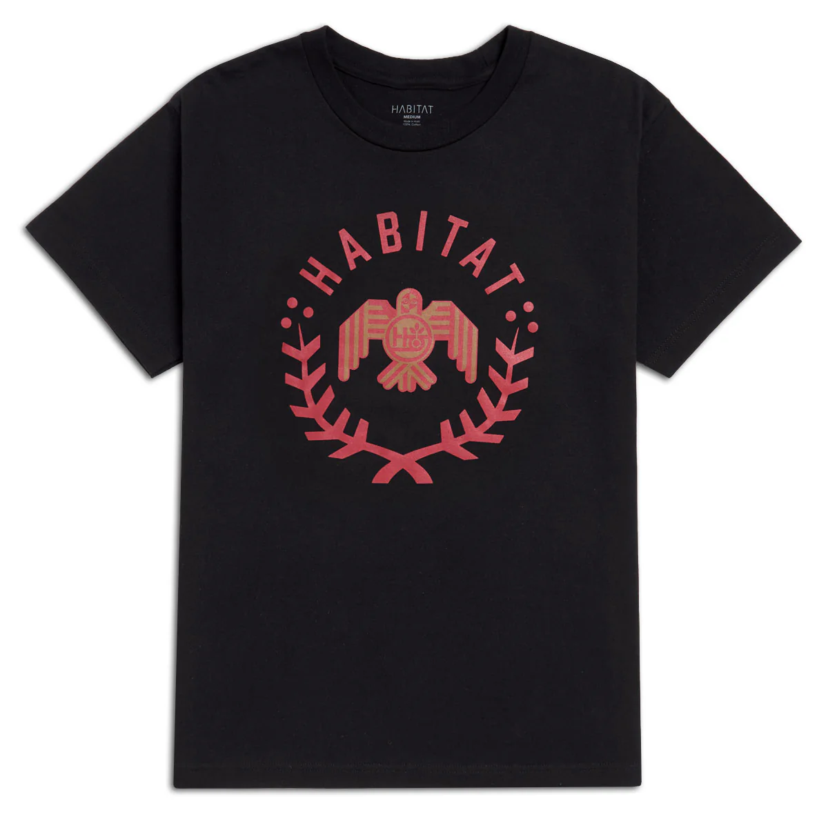 Habitat Owl Wreath T-Shirt - Black