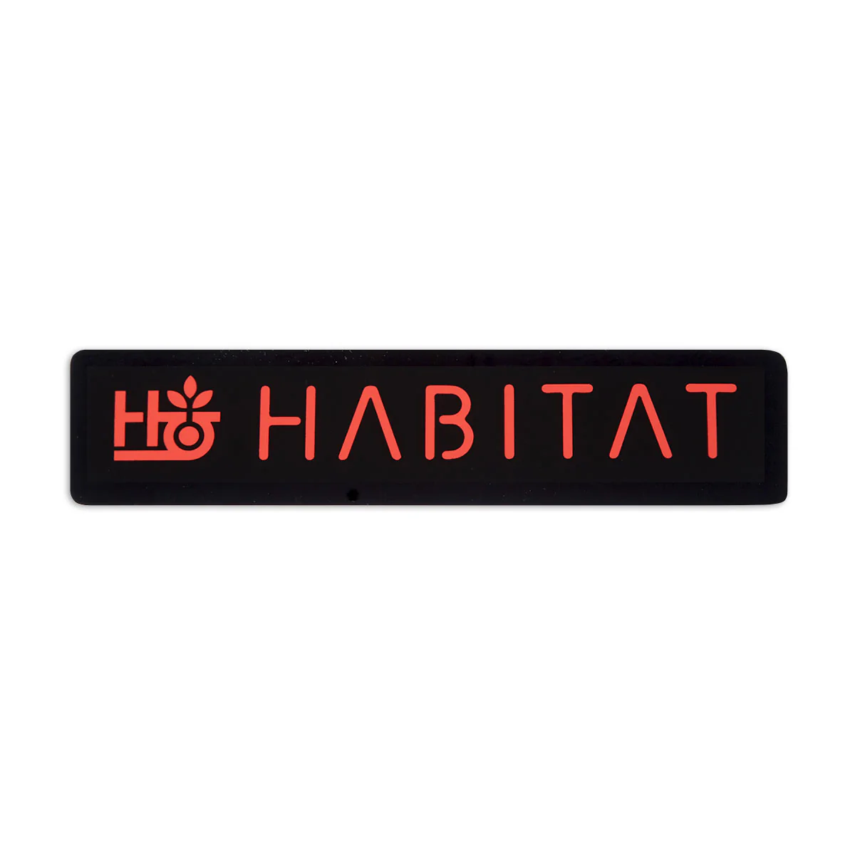 Habitat Pod Stencil Sticker - Red