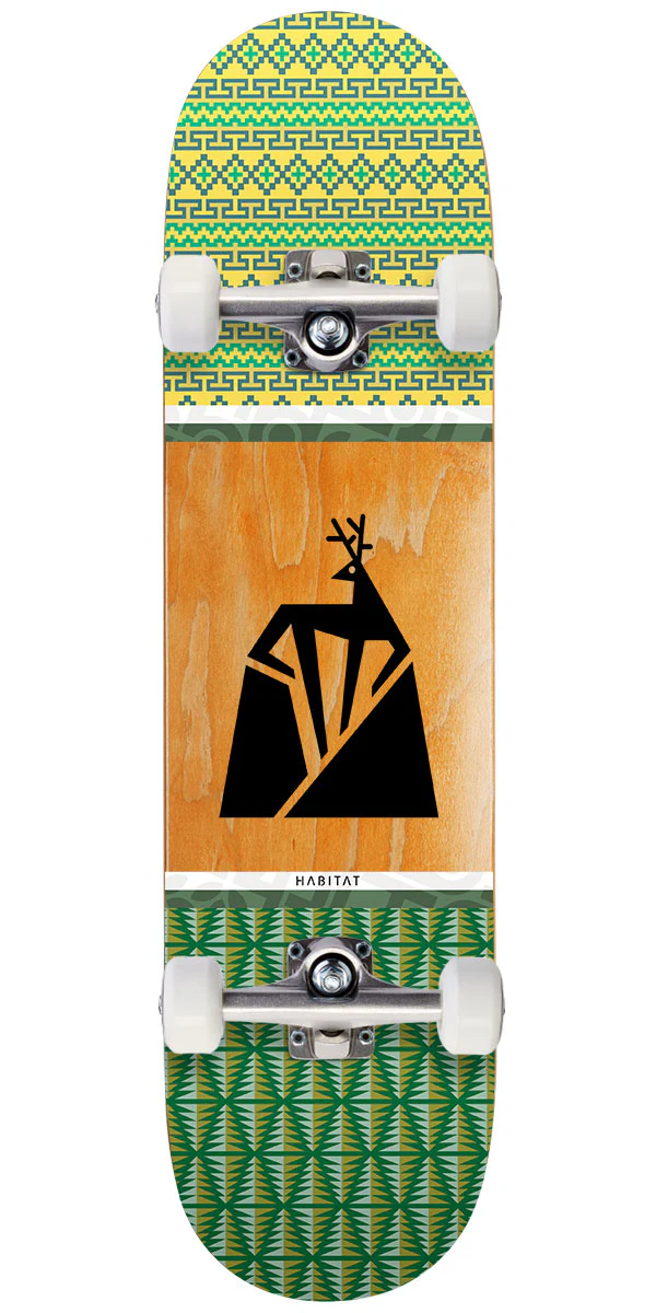 Habitat Quartus Deer Skateboard Complete - 7.75"