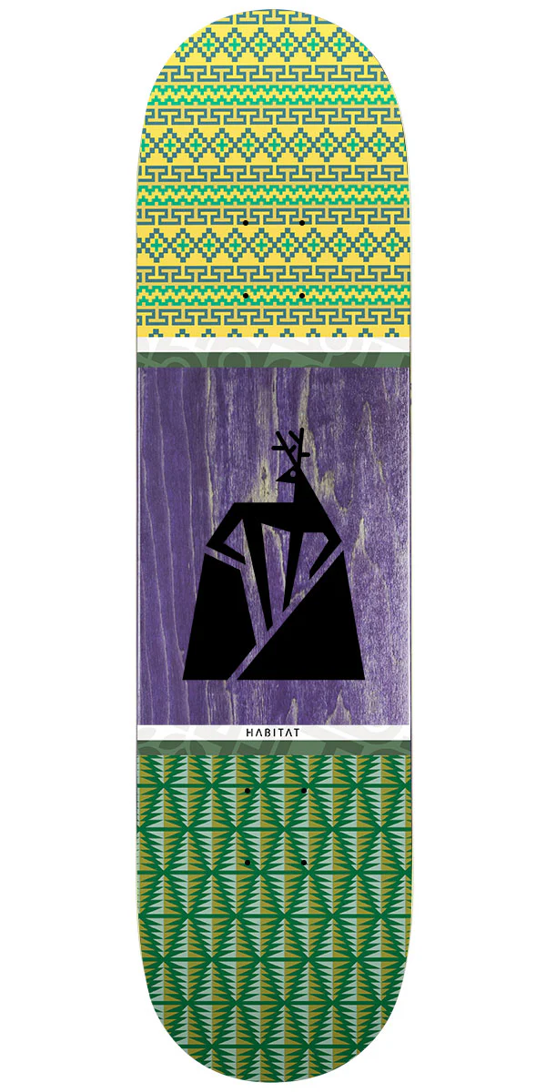 Habitat Quartus Deer Skateboard Deck - 7.75"