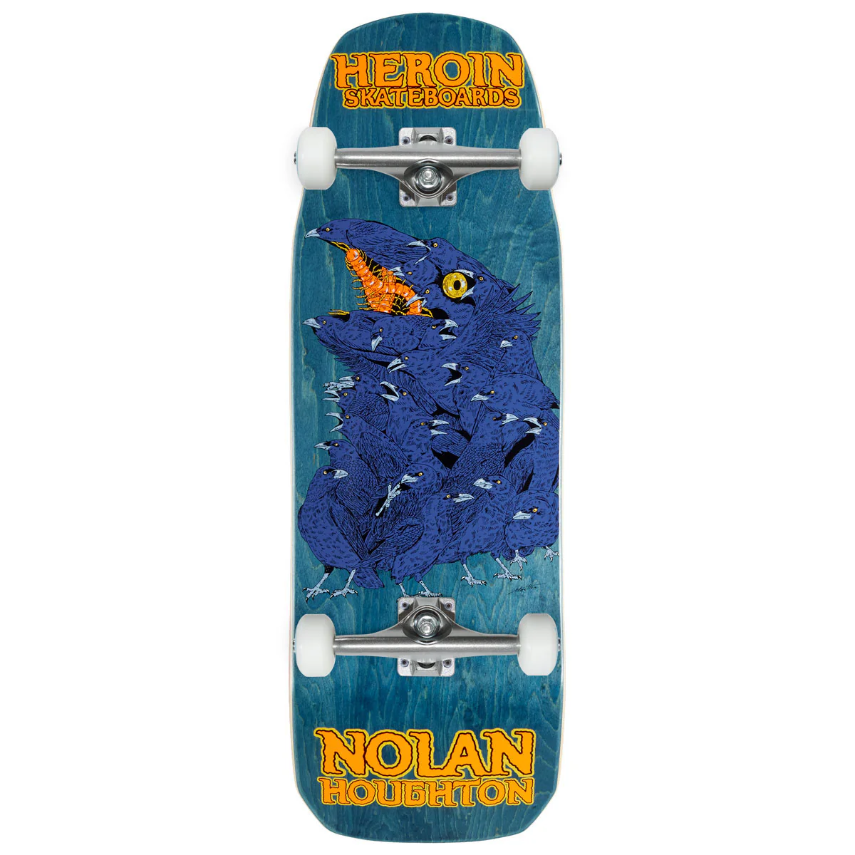 Heroin Nolan Houghton Crow Skateboard Complete - 9.90"