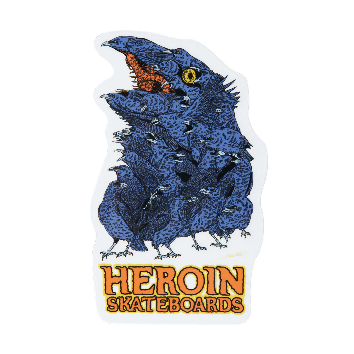Heroin Nolan Houghton Crow Sticker