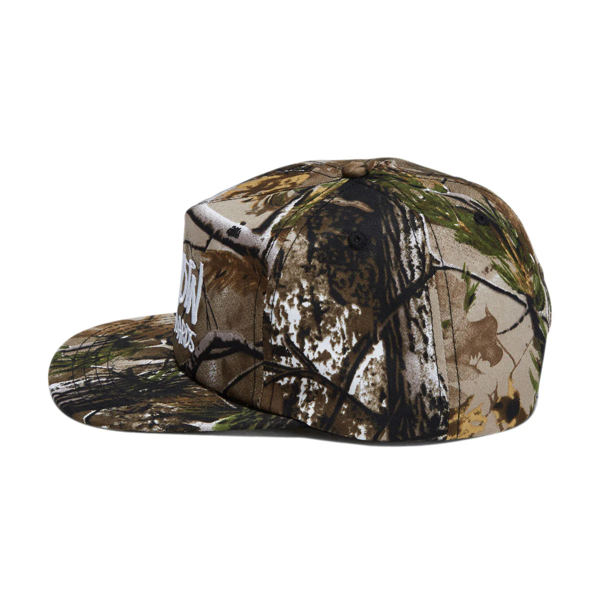 Heroin Script Nylon Snapback Hat - Camo - Image 4